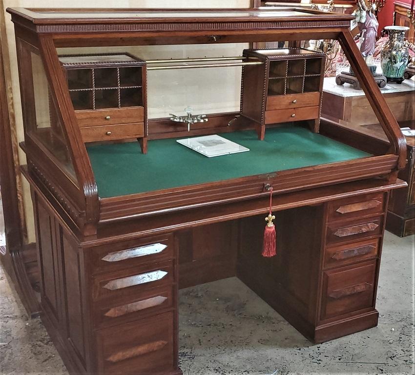 Scrivania americana Cutler & Sons Model 1 Roll Top del XIX secolo in vendita 4