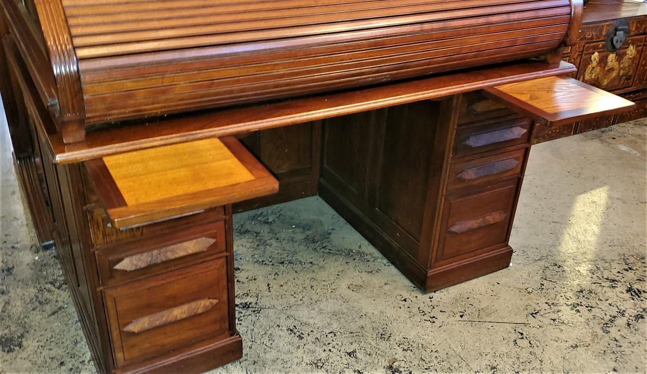 19th Century American Cutler & Sons Model 1 Roll Top Desk For Sale 8