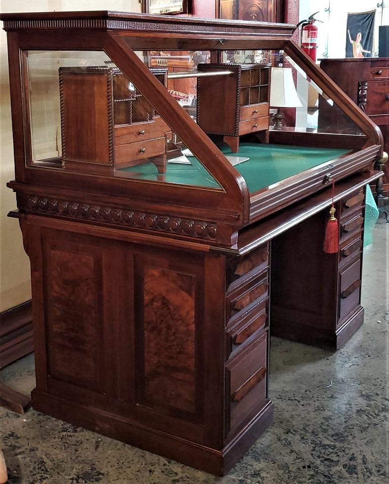 19th Century American Cutler and Sons Model 1 Roll Top Desk For Sale at