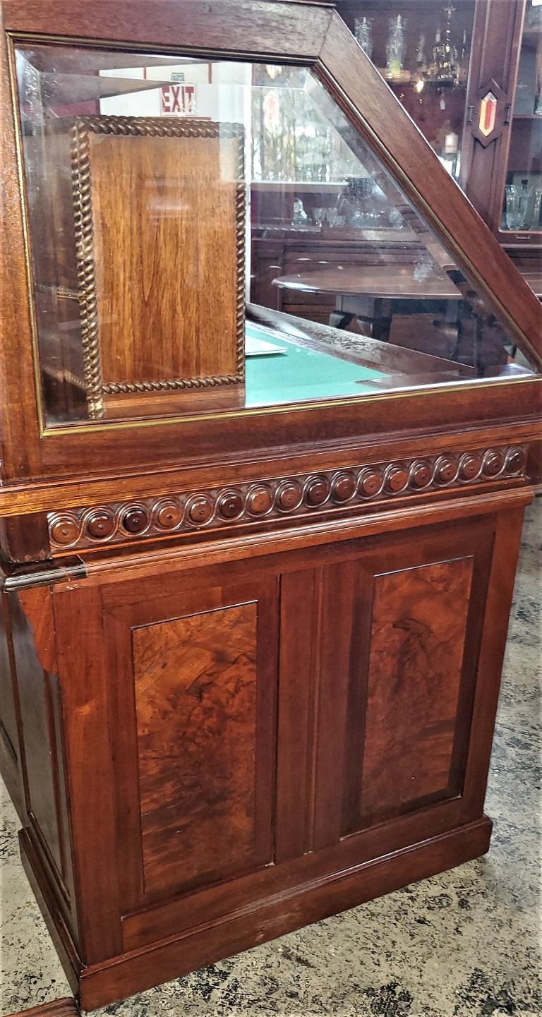 Impiallacciato Scrivania americana Cutler & Sons Model 1 Roll Top del XIX secolo in vendita