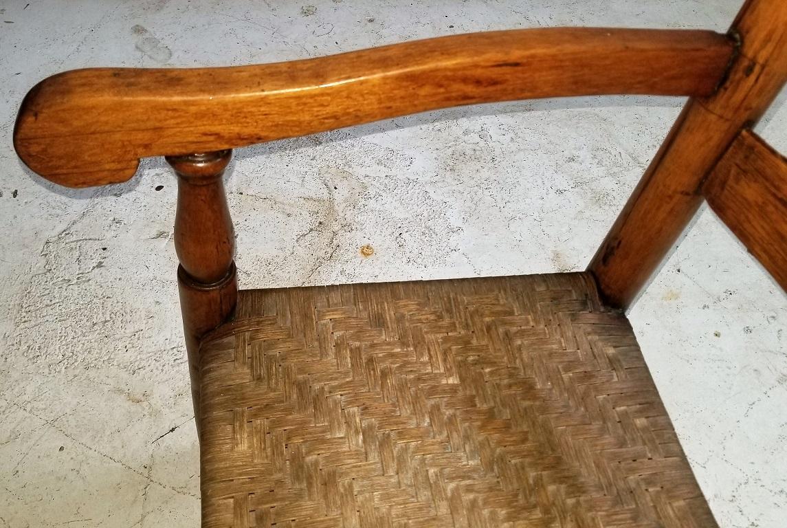 19th Century 19 Century American Pioneer Walnut Wagon Seat