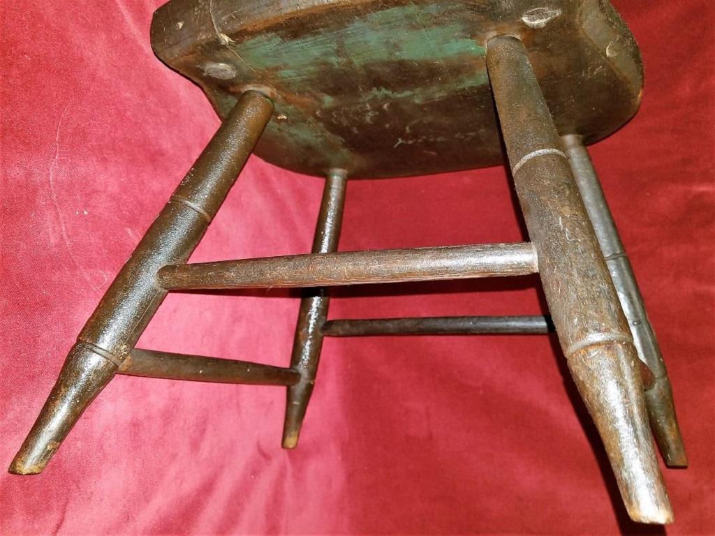 19th Century American Walnut Childs Chair with Provenance For Sale 5