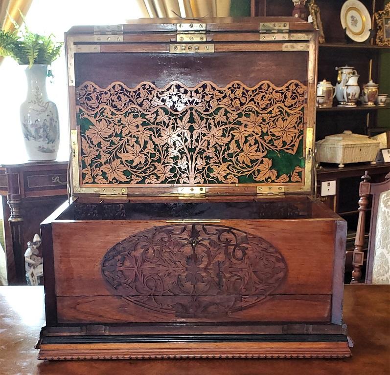 19th Century Anglo Indian Stationery Campaign Chest, Outstanding 1