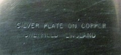 19th Century British Old Sheffield Plated Silver Heavily Engraved Serving Tray