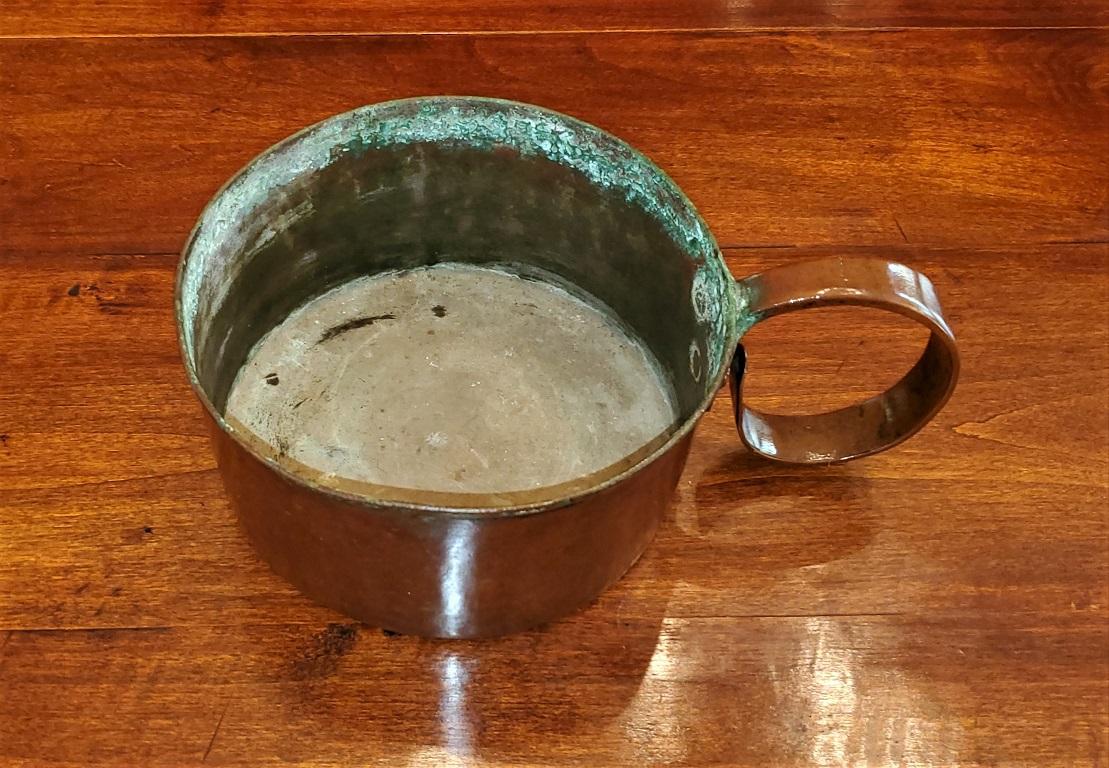 19th Century Civil War Copper Rum Cup or Mug with Provenance 4