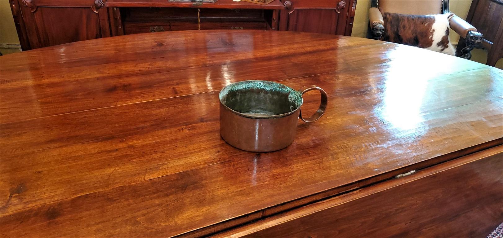 19th Century Civil War Copper Rum Cup or Mug with Provenance 5