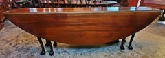 19C Country Squires Mahogany Hunt Table