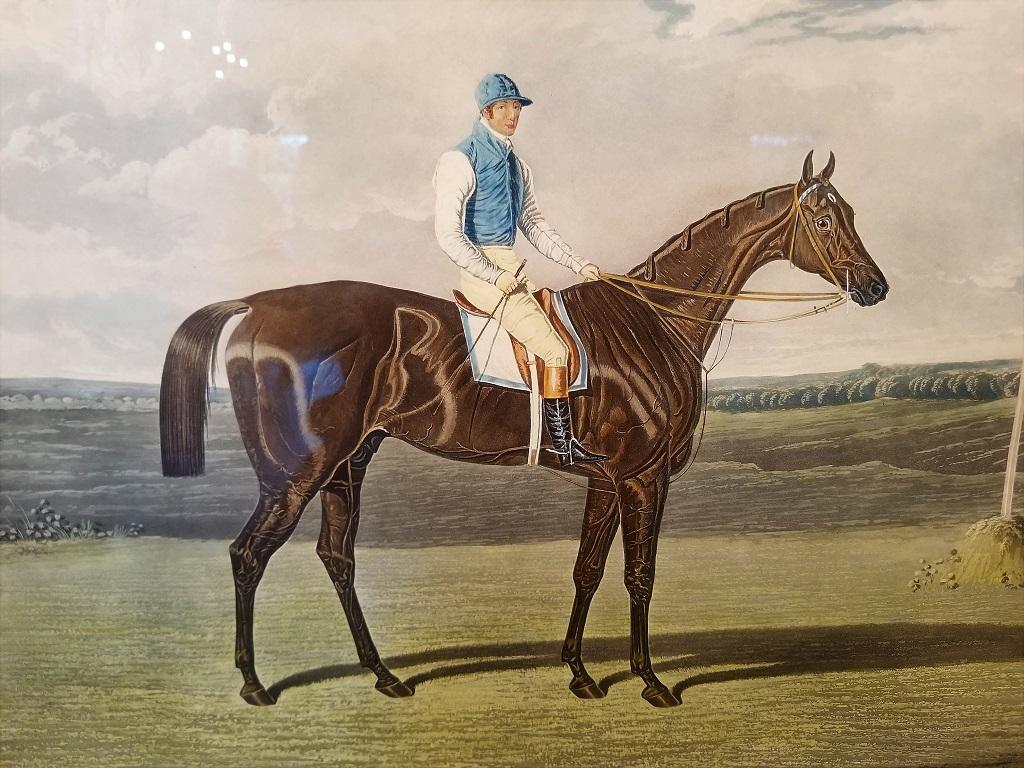 Presenting a fabulous and very rare, original early 19th century engraving after a painting by John Frederick Herring Snr……engraved by Charles Hunt, circa 1832.

This original engraving is of “St. Giles” ….”The Winner of the Derby Stakes at Epsom,