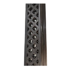 19c French Antique Napoleon III Black Detail Carving Mirror