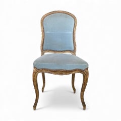 19c French Antique Set of 4 Louis XV Chairs