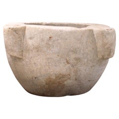 19c French Antique Stone Mörserschale - Med (4 verfügbar)