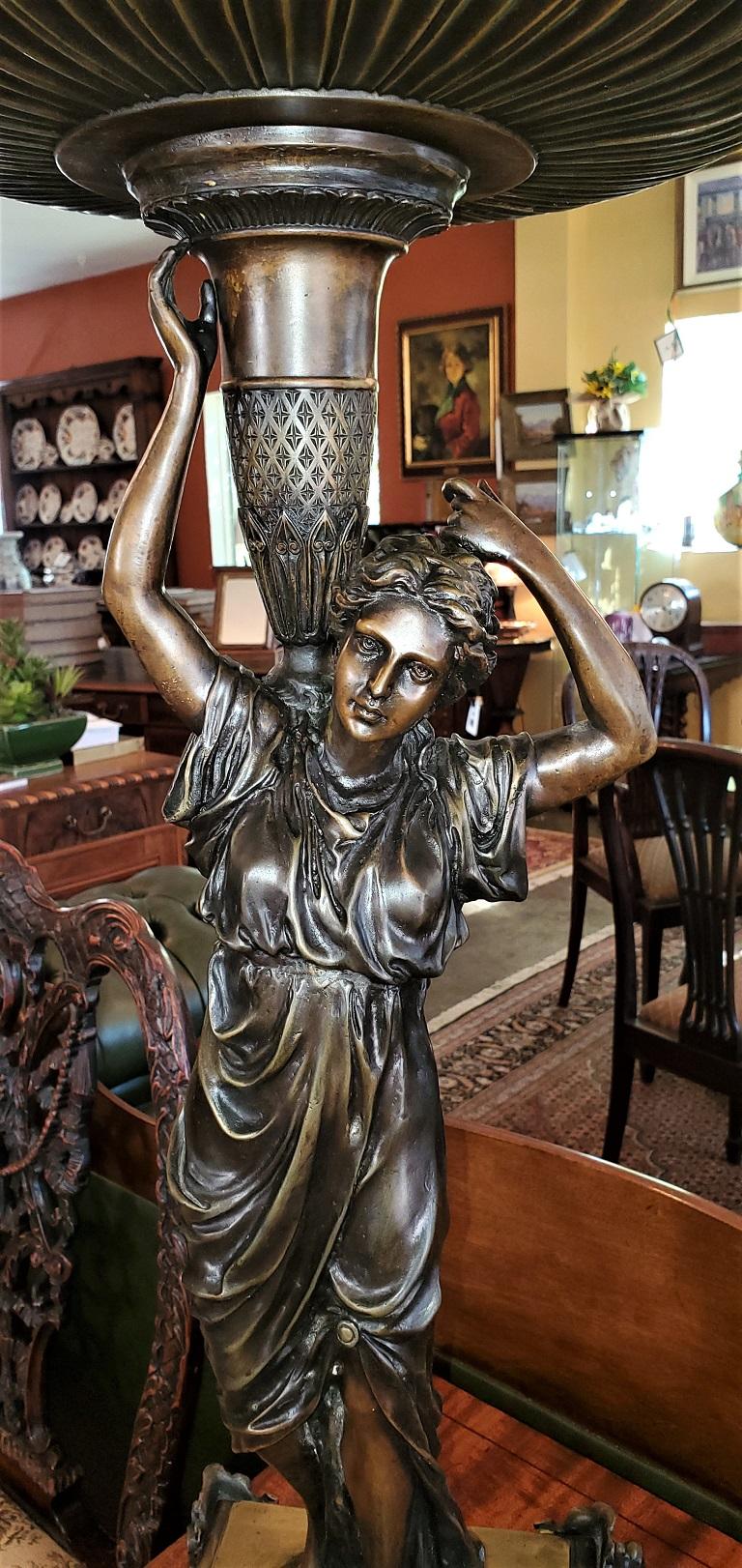 Beaux Arts 19th Century French Bronze Centerpiece by A Carrier