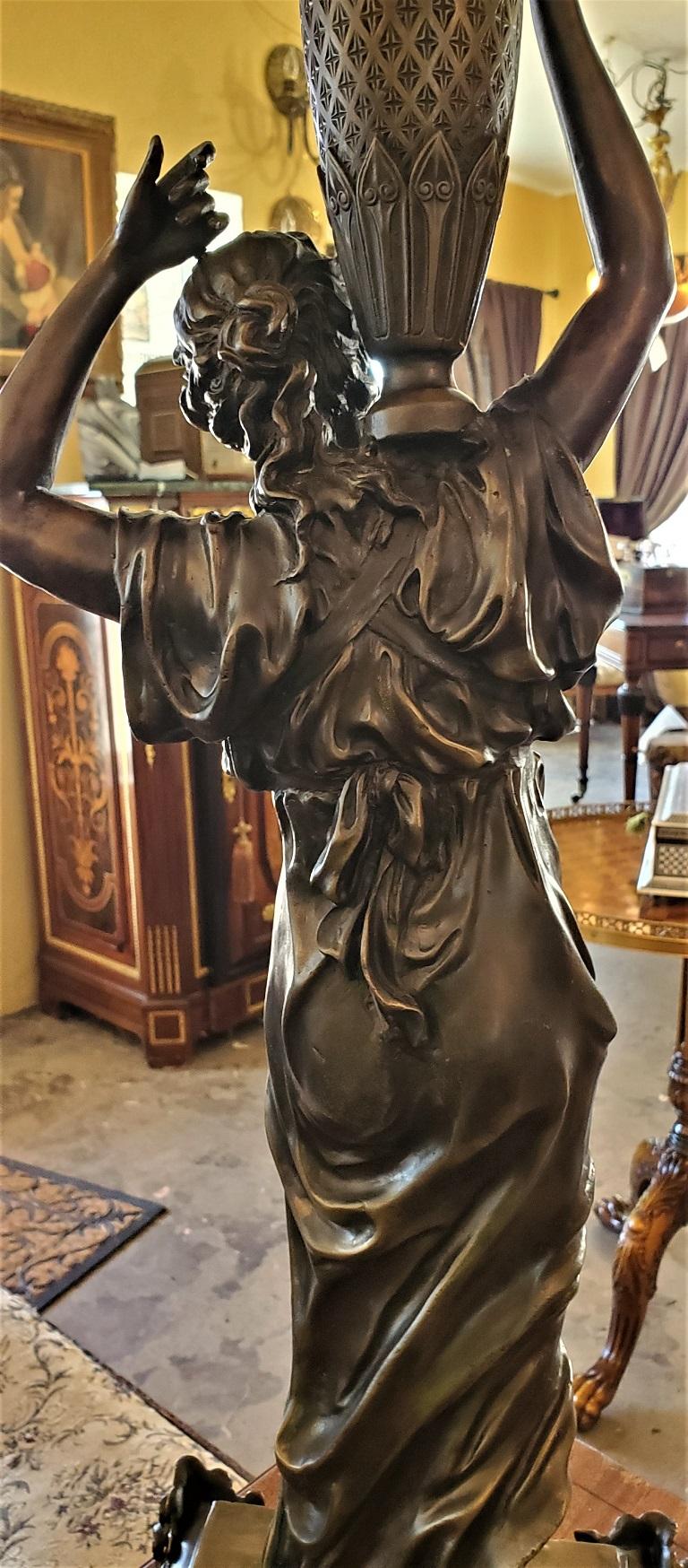 19th Century French Bronze Centerpiece by A Carrier 4