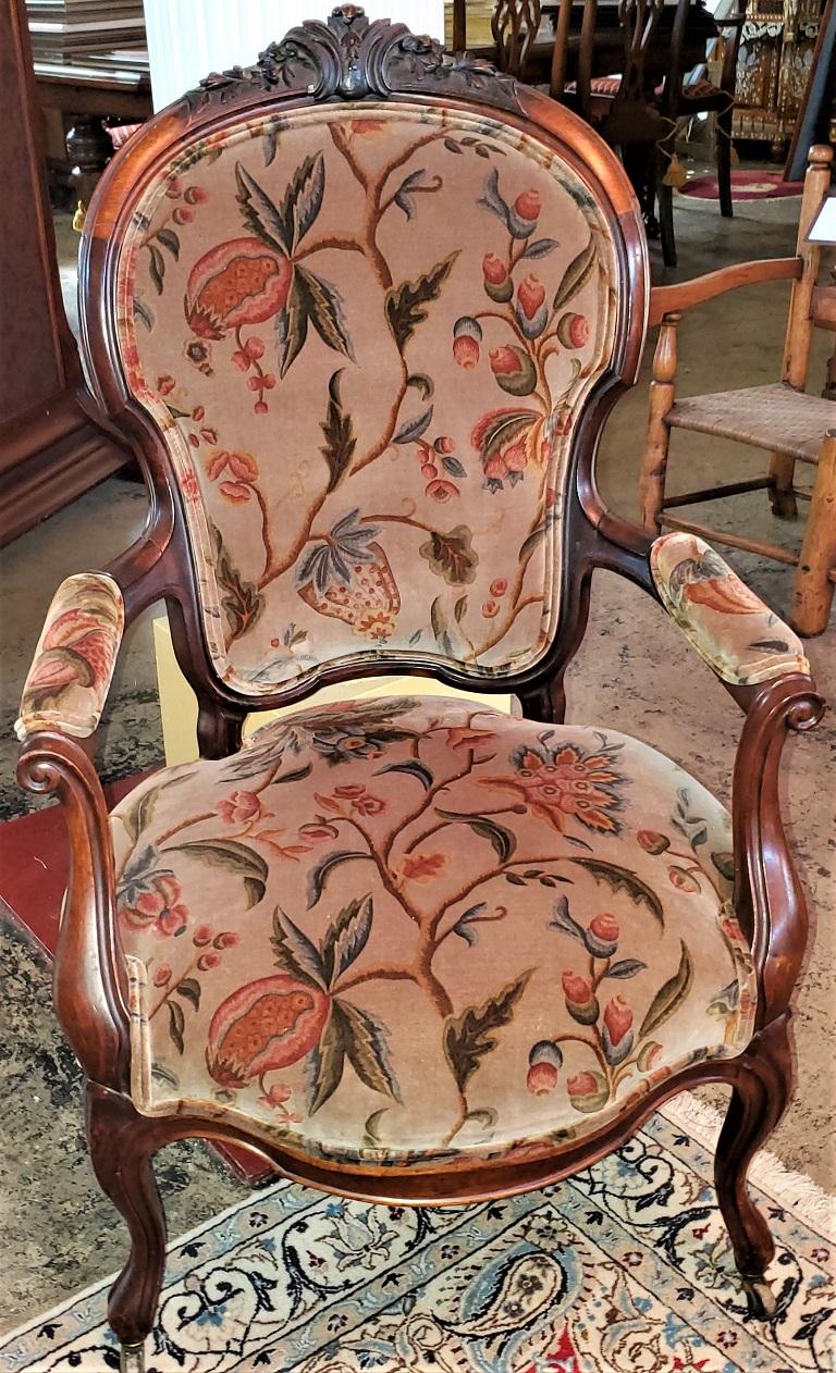 19th Century French Country Boudoir Armchair 1