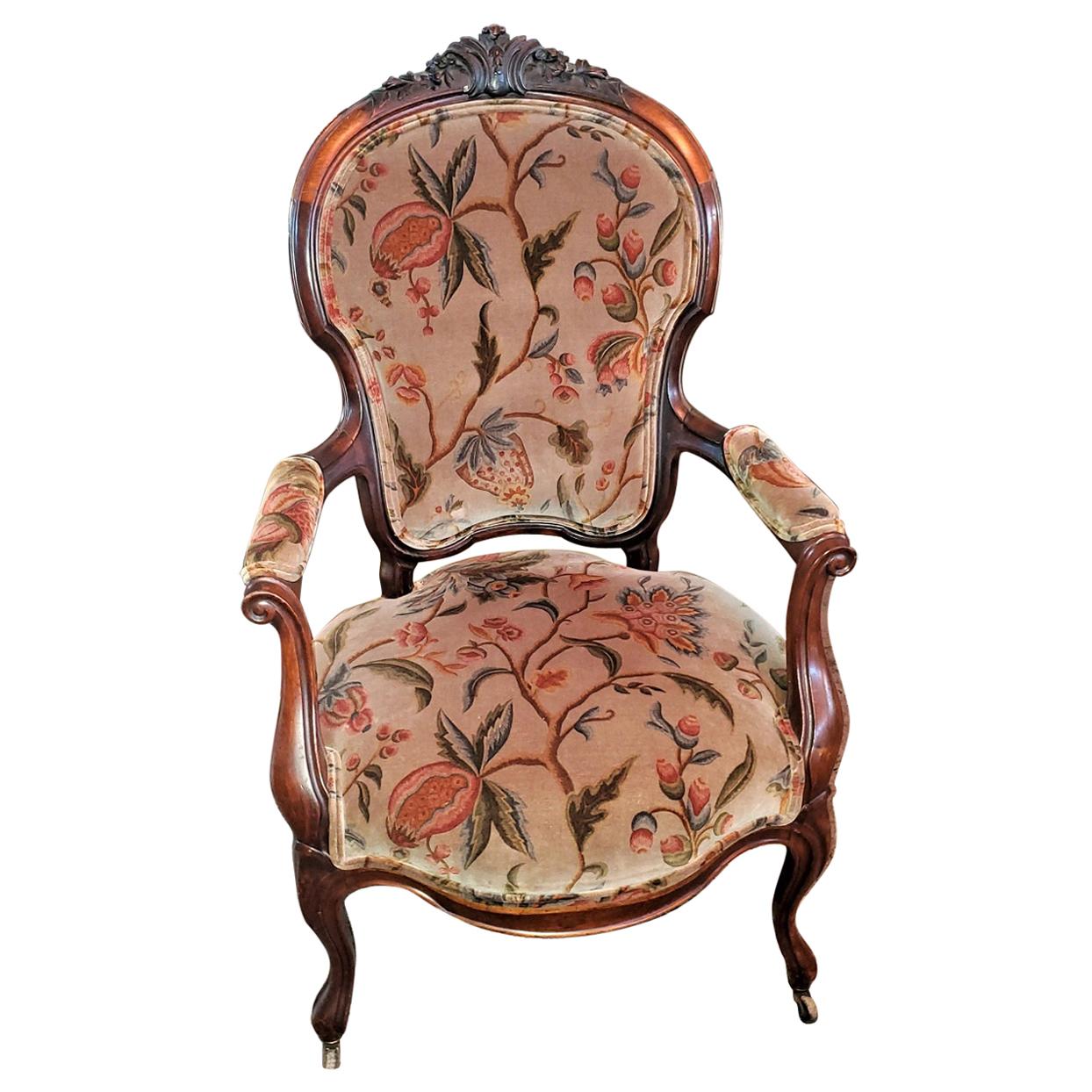 19th Century French Country Boudoir Armchair