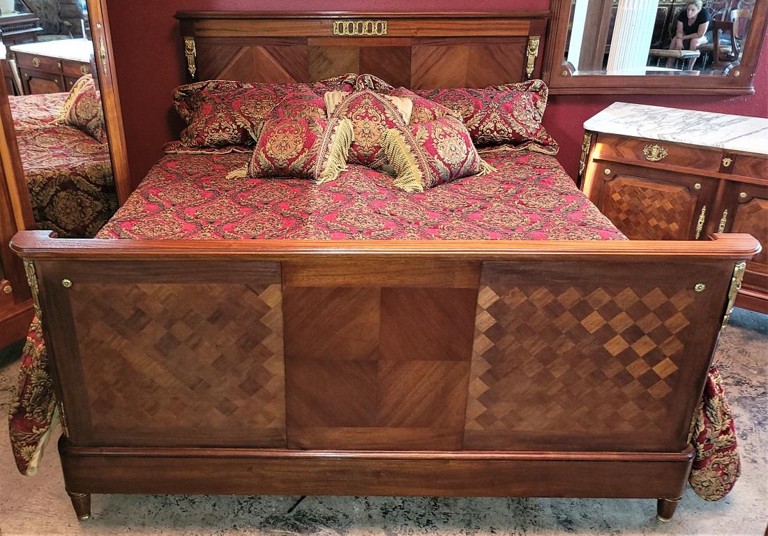 mahogany bed set