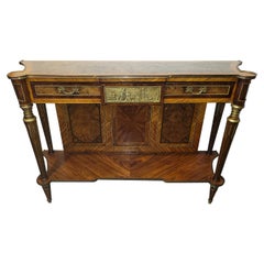 Consola de 2 niveles estilo Segundo Imperio francés de 19C