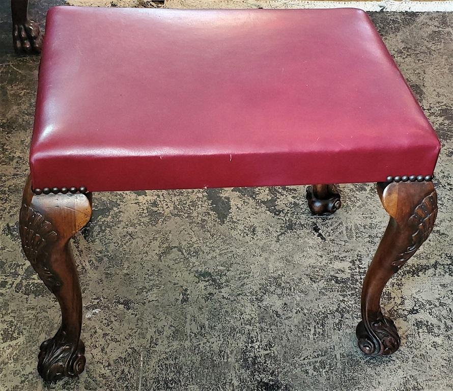 Early 19C Irish Georgian Foot Rest or Stool For Sale 4