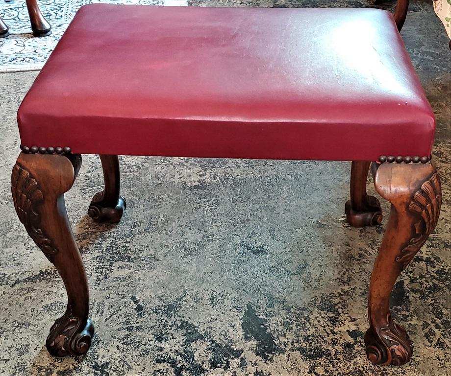 Early 19C Irish Georgian Foot Rest or Stool In Good Condition For Sale In Dallas, TX