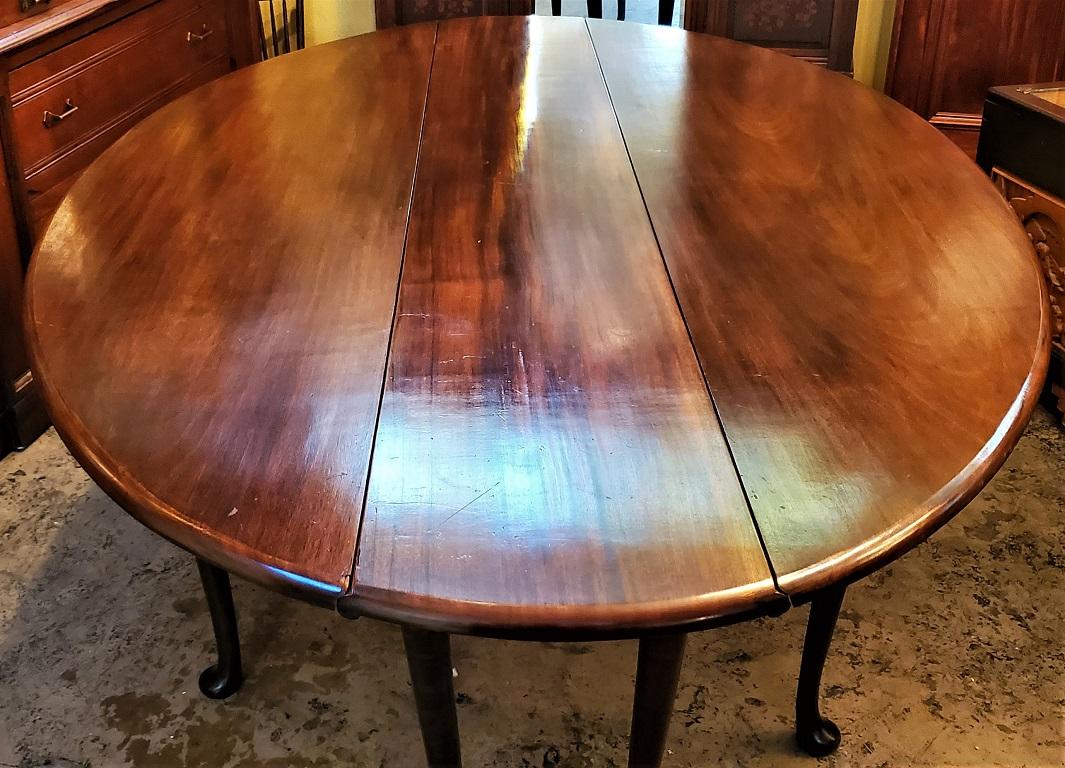 19th Century Irish Country Squires Mahogany Hunt Table For Sale 1