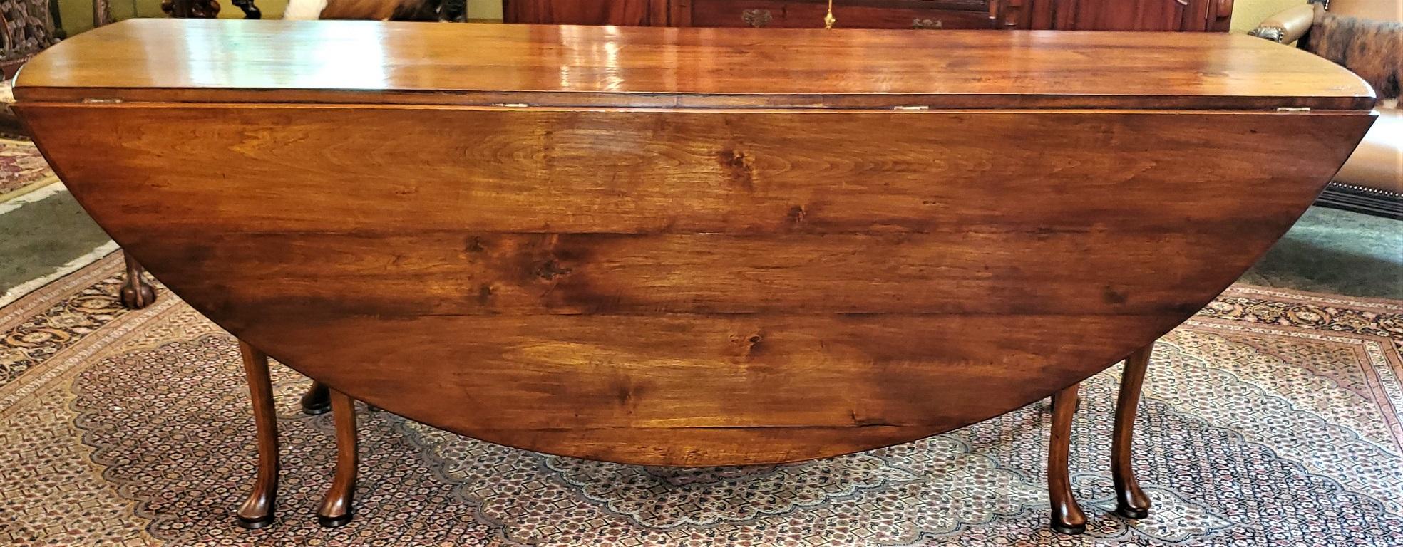 19th Century Irish Elm Wake Table, Outstanding 10