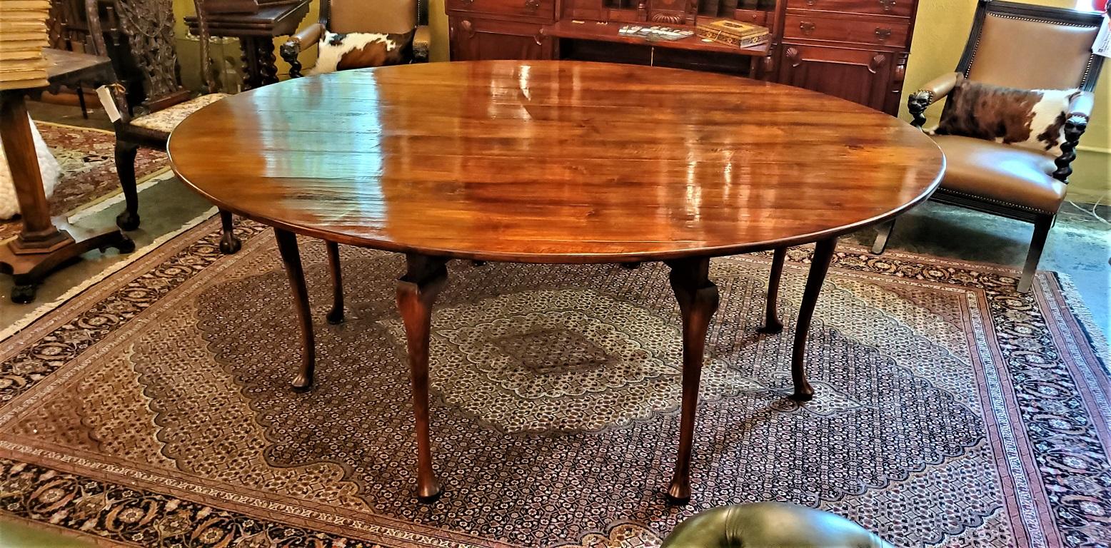 19th Century Irish Elm Wake Table, Outstanding 11