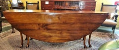 19th Century Irish Elm Wake Table, Outstanding