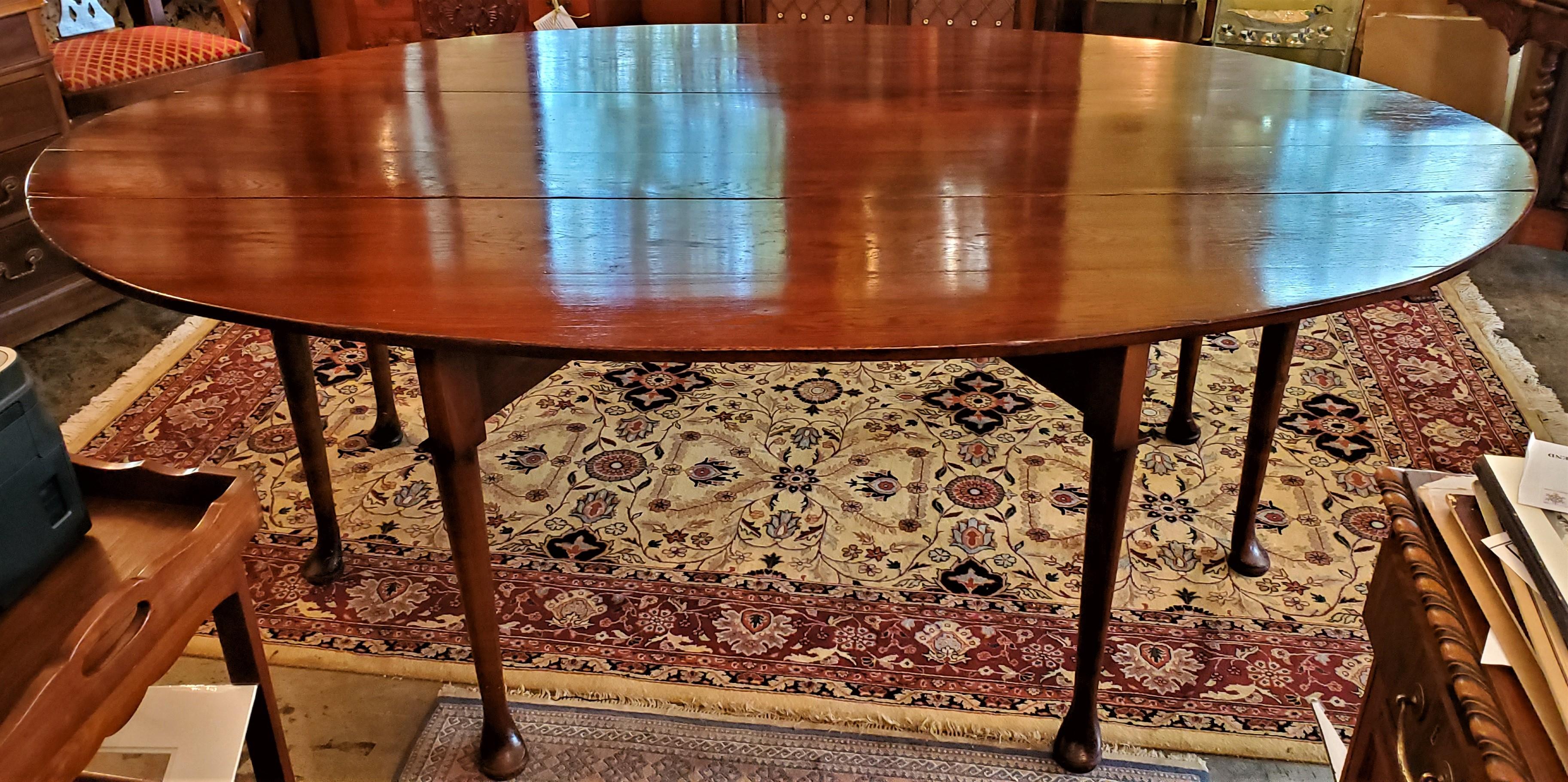 19th Century Irish Oak Wake Table 1