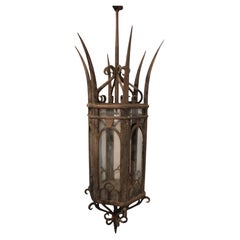 19c Italian Antique Gothic Style Lantern