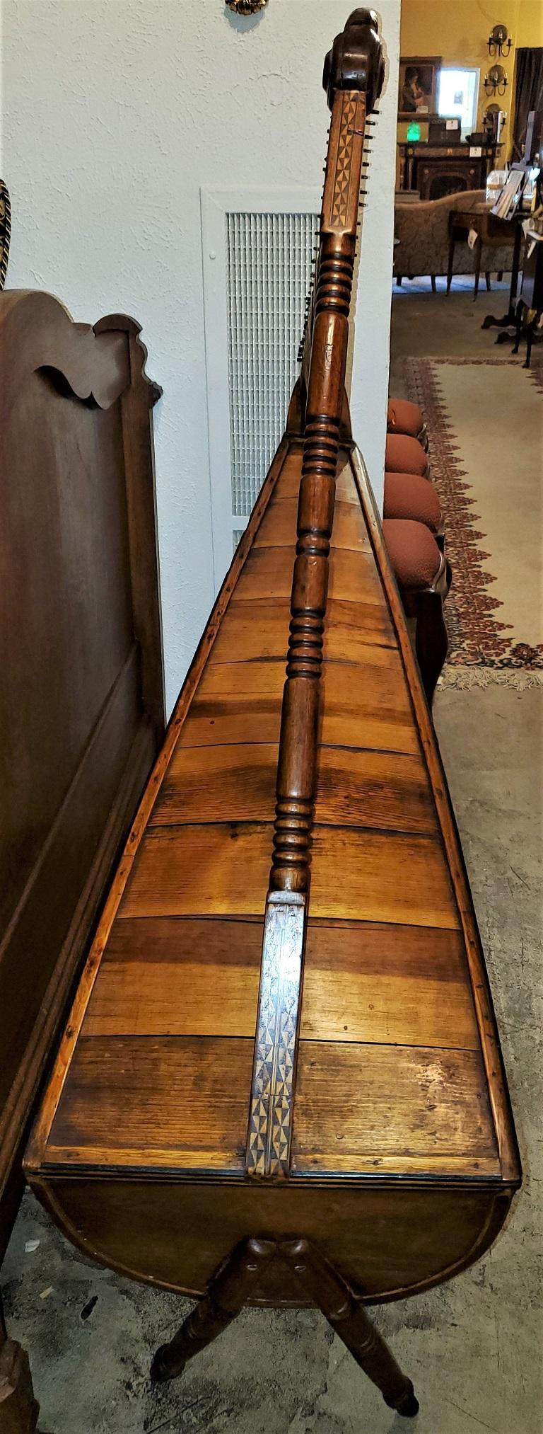 19th Century Jalisco Mexican Harp 6