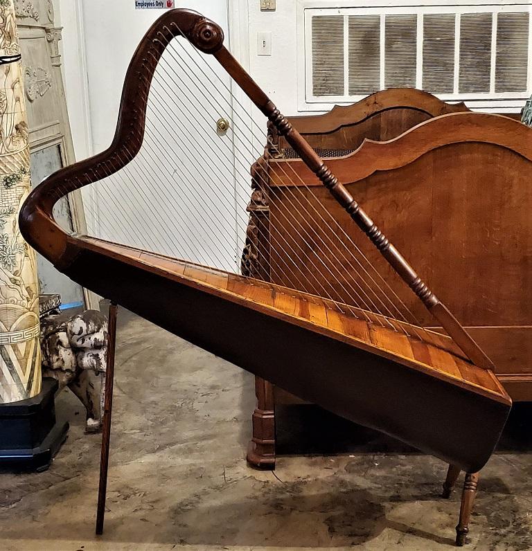 19th Century Jalisco Mexican Harp 7