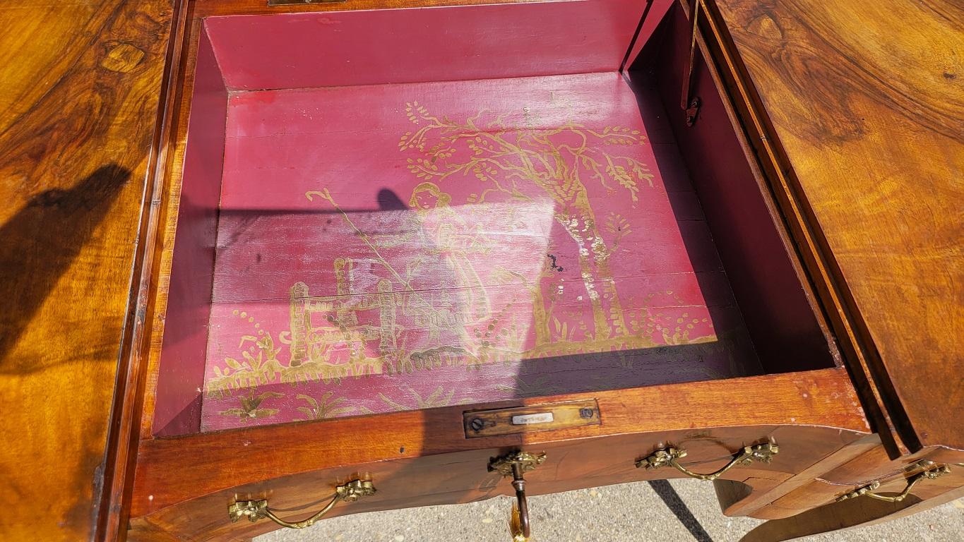 XIXe siècle Poudreuse de campagne française de style Louis XV du 19ème siècle en vente