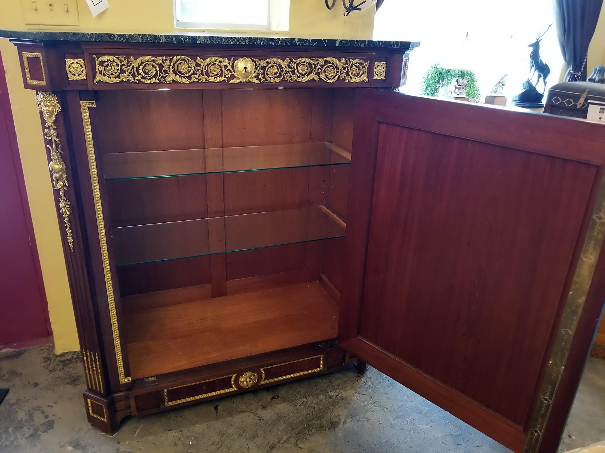19th Century Louis XVI Style Cabinet in the Manner of Grohe Freres For Sale 3