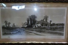19th Century New York Signed Etching by Ernest Christian Rost, 1891