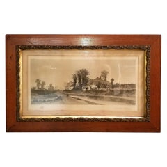 Antique 19th Century New York Signed Etching by Ernest Christian Rost, 1891