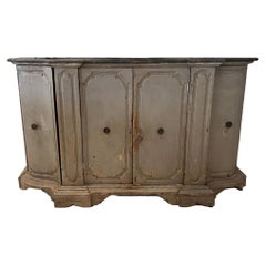19th Century Buffet or Enfilade, Painted Italian 