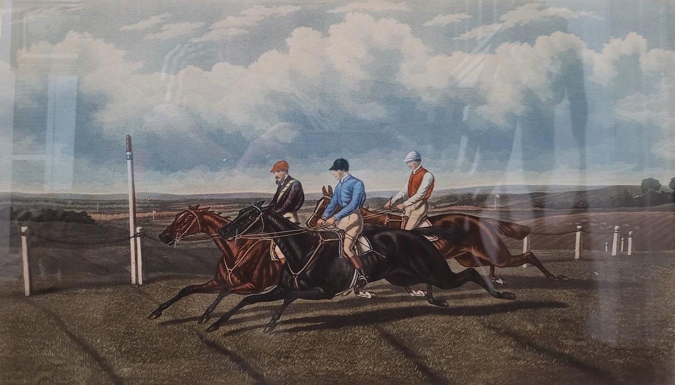 Paire de gravures de course de chevaux Ben Herring du 19ème siècle 5