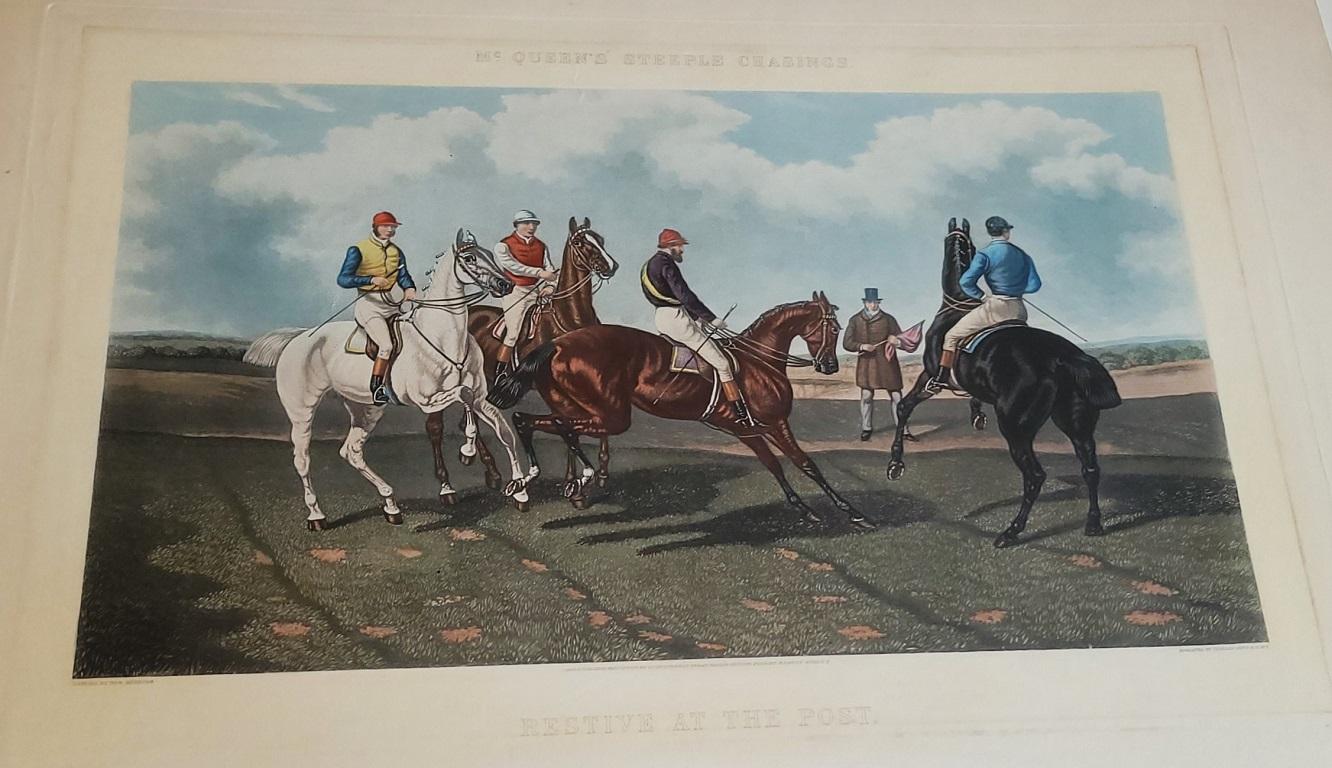 Paire de gravures de course de chevaux Ben Herring du 19ème siècle 6