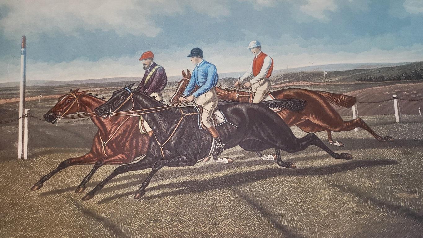 Paire de gravures de course de chevaux Ben Herring du 19ème siècle 10