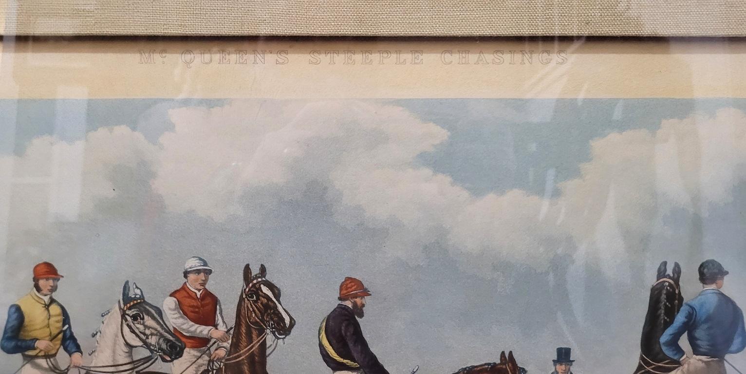 Gravé Paire de gravures de course de chevaux Ben Herring du 19ème siècle