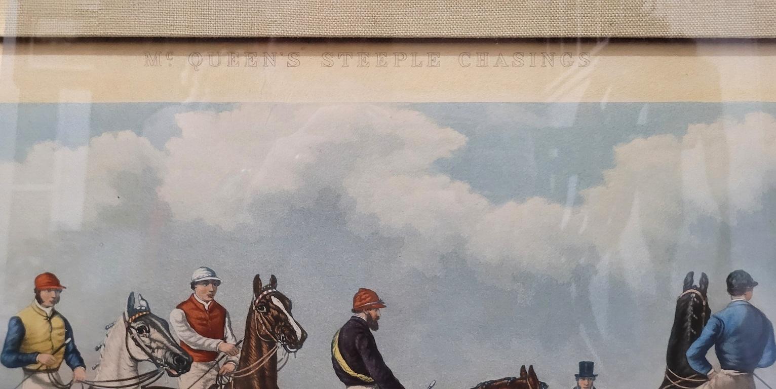 Engraved 19th Century Pair of Ben Herring Horse Racing Engravings