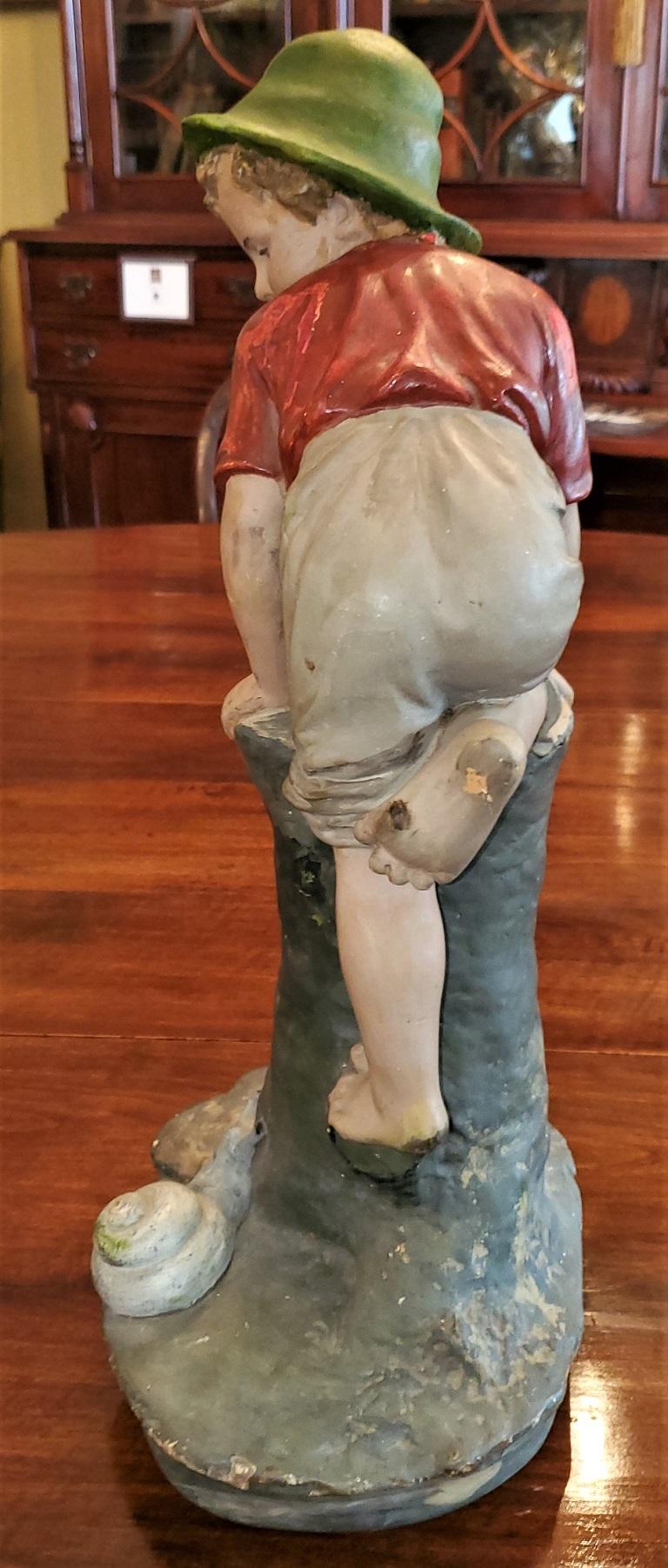 Apogée victorien Paire de figurines en grès polonais/allemand du 19ème siècle en vente