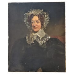 19th Century Portrait of an Elderly Lady in the Style of Jacob Eichholtz
