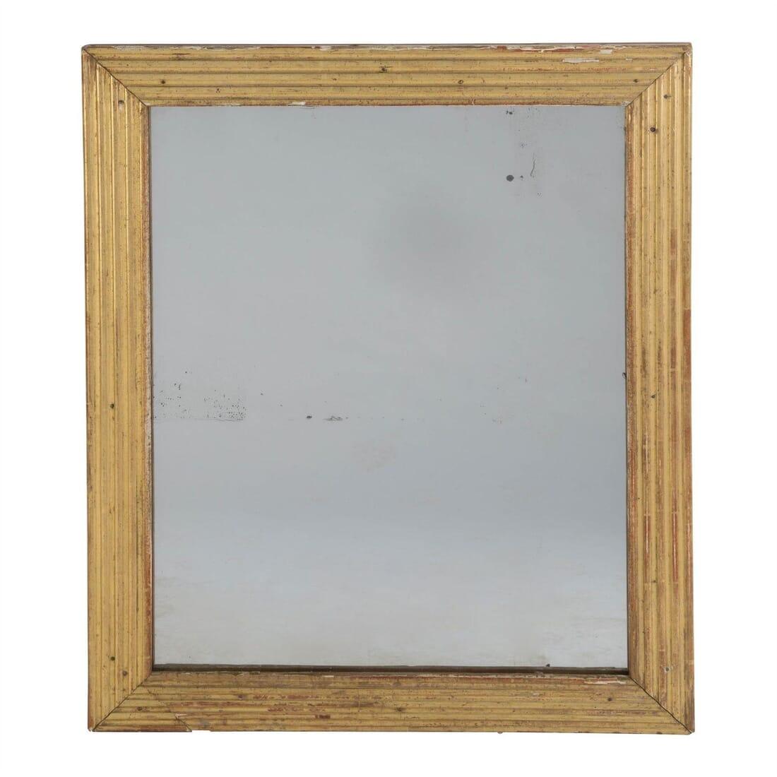 19th Century Reeded French Mirror In Good Condition In Gloucestershire, GB