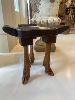 Stool with Hooves, 19th Century