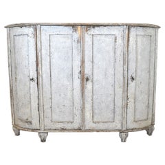 19c Swedish Buffet with Round Doors