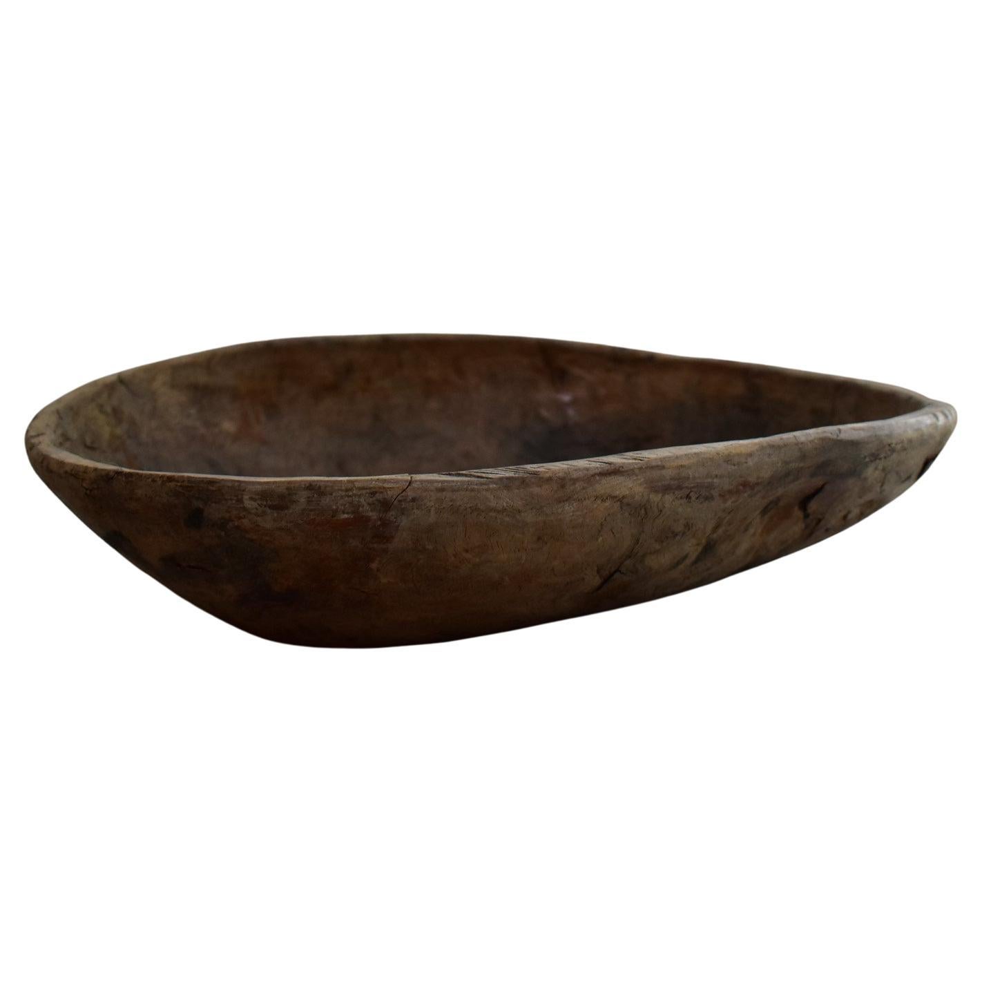 Bol en bois suédois 19c