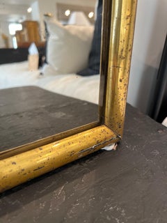 19thc Tall Gold Mirror