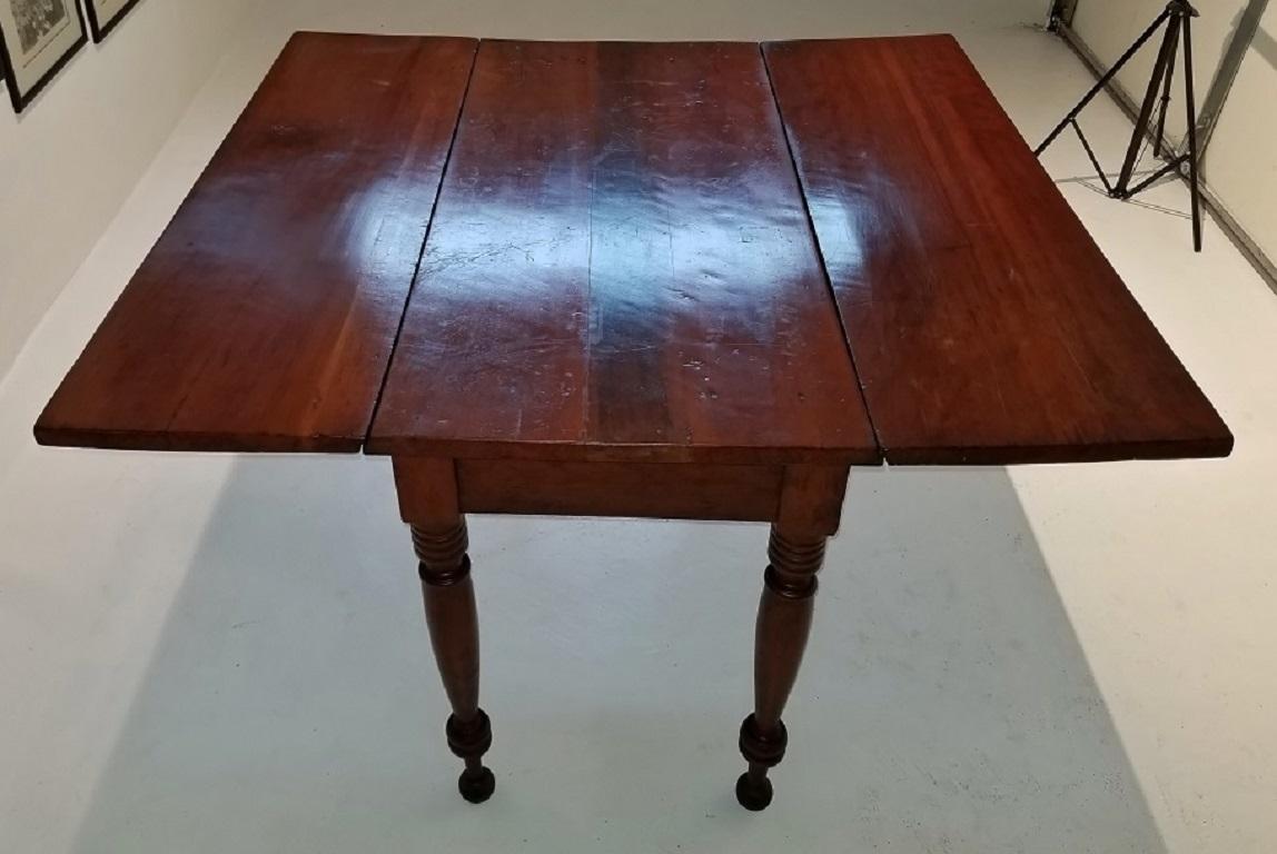 19th century drop leaf table
