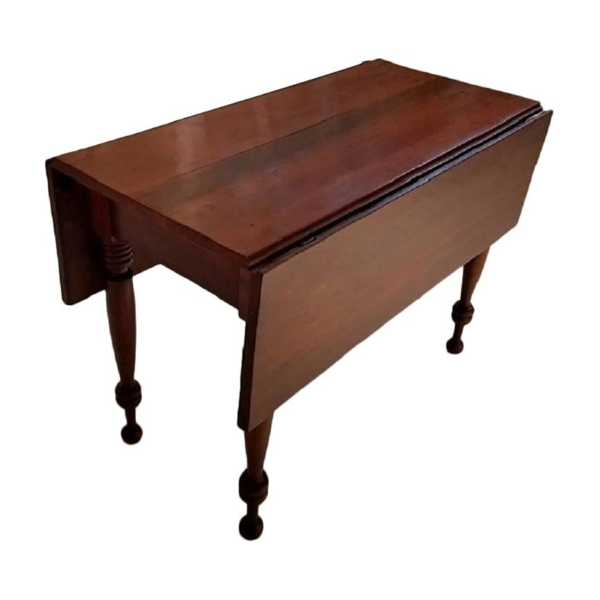 Early 19C W Virginia/Kentucky Drop Leaf Table, with Provenance For Sale